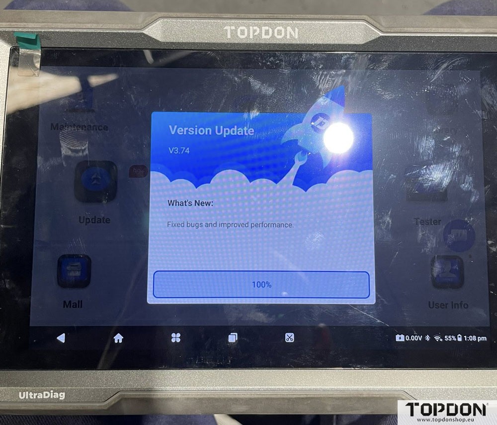 topdon ultradiag app not installed 1