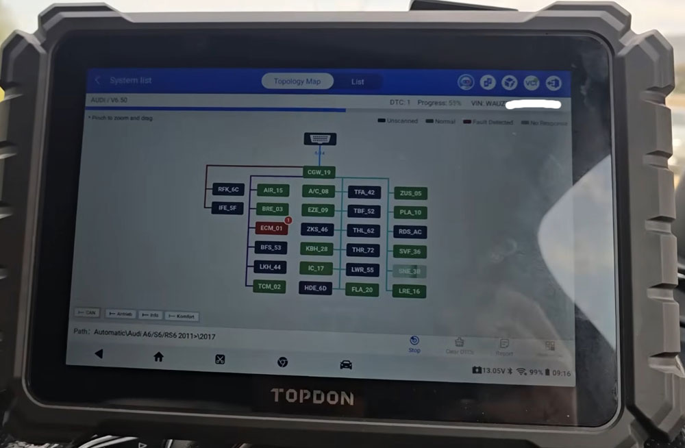 topdon one lite audi a6 review 5