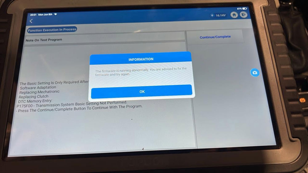 topdon phoenix The firmware is running abnormally topdon phoenix The firmware is running abnormally