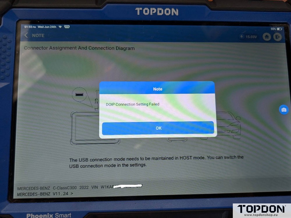 topdon phoenix smart 2022 mb doip connection 1