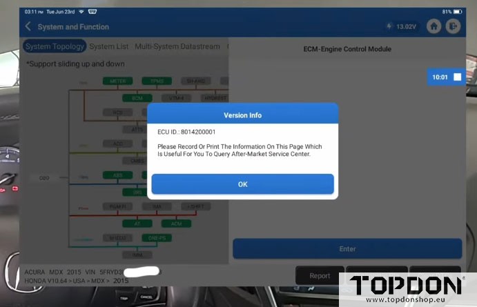 topdon phoenix smart acura programming 10 topdon phoenix smart acura programming 10
