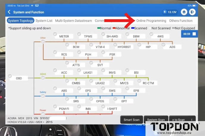 topdon phoenix smart acura programming 2 topdon phoenix smart acura programming 2