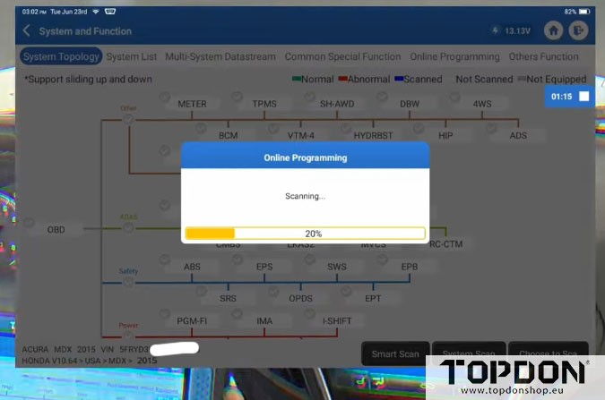 topdon phoenix smart acura programming 3 topdon phoenix smart acura programming 3