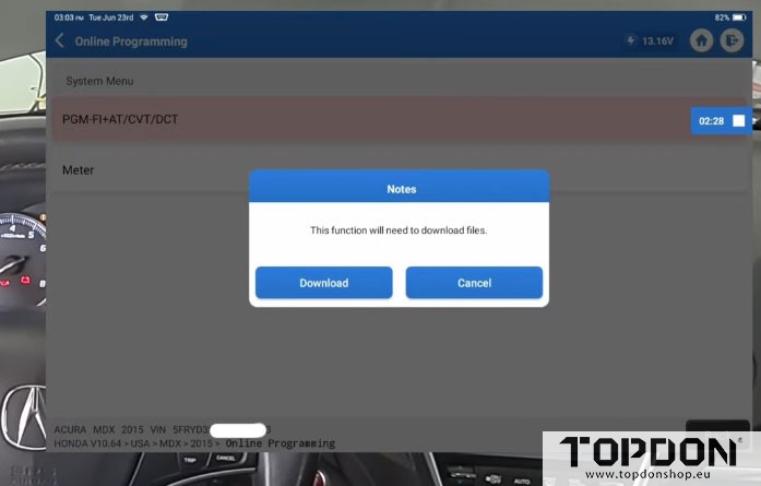 topdon phoenix smart acura programming 6 topdon phoenix smart acura programming 6