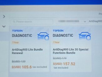 Topdon AD900 Lite renewal bundle