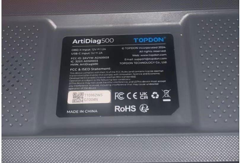 topdon artidiag500 not connect to WiFi 2