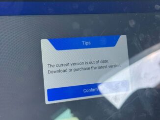topdon one current software out of date