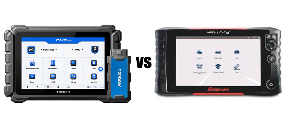 topdon one plus vs Snap on Apollo D9 topdon one plus vs Snap on Apollo D9