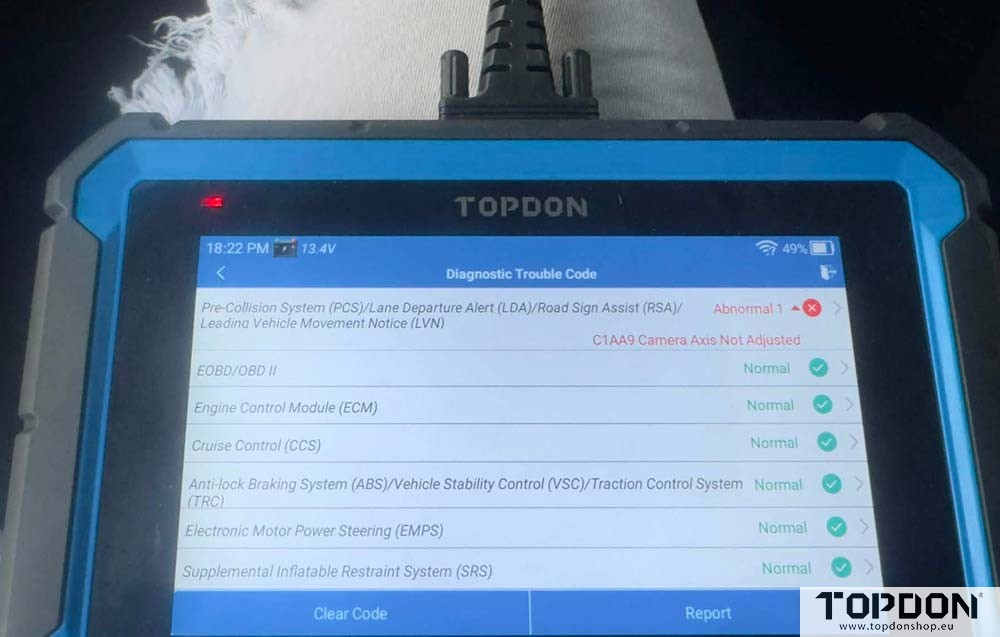 topdon artidiag require adas activation 2