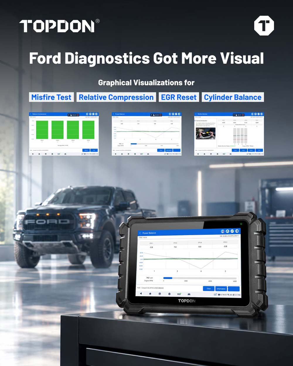 topdon one ford diagnostics got more visual