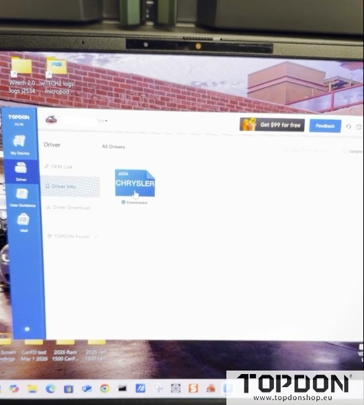 share feedback with topdon rlink 3